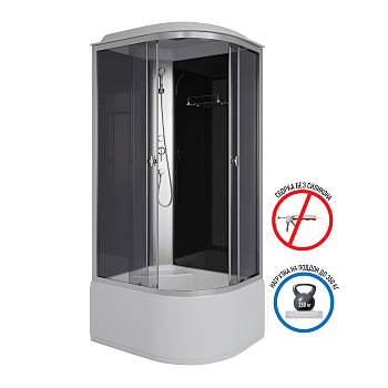 Душевая кабина Niagara Eco E90/70/40L/TN 90х70 асимметричная с крышей ориентация левая Душевая кабина Niagara Eco E90/70/40L/TN 90х70 асимметричная с крышей ориентация левая